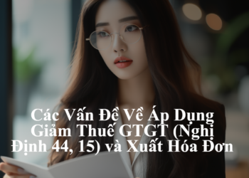 Các Vấn Đề Về Áp Dụng Giảm Thuế GTGT (Nghị Định 44, 15) và Xuất Hóa Đơn
